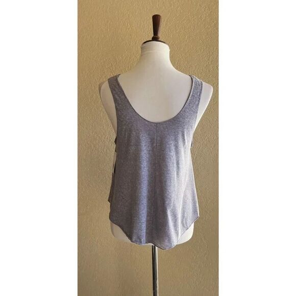 Billabong Women's Gray just like us Casual Scoop Tank Top Size M - Picture 7 of 12